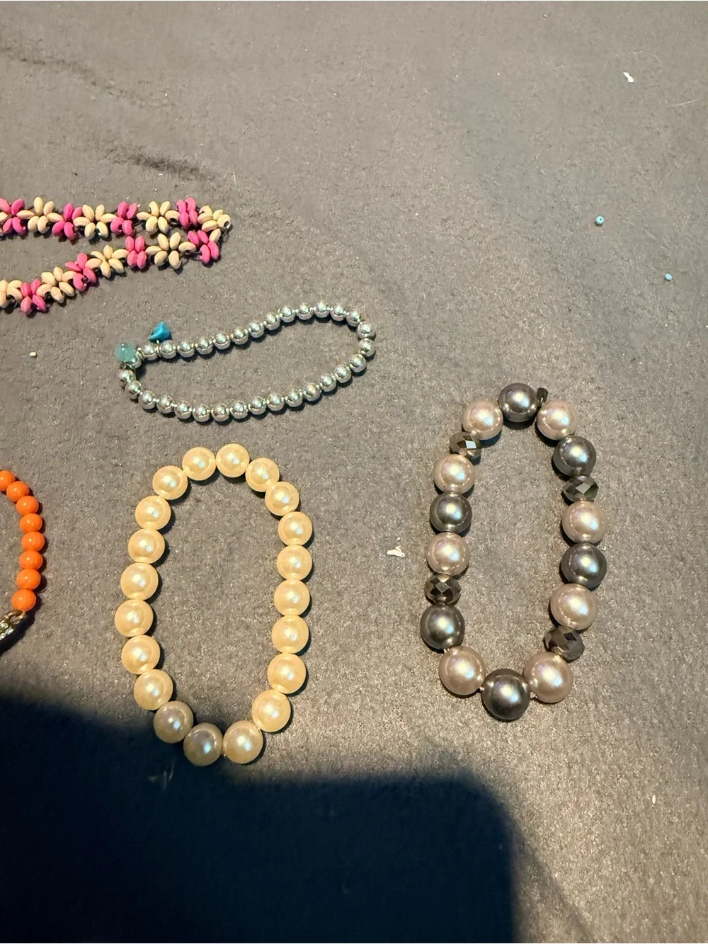 Colorful Beaded Stretch Bracelet - Multicolor